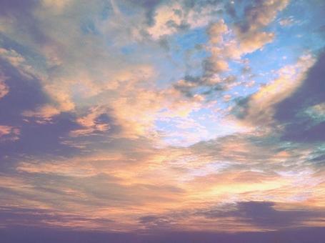空_ピンク(003) 空_ピンク(003)の写真