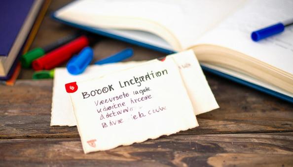 本の紹介カード 本の紹介カードの写真