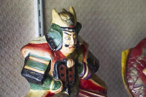 三河土人形 三河土人形 三河土人形,土人形,おぼこの写真素材