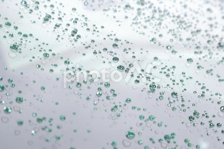 キラキラ宝石風の水滴の素材・背景・灰緑 水滴,キラキラ,背景の写真素材