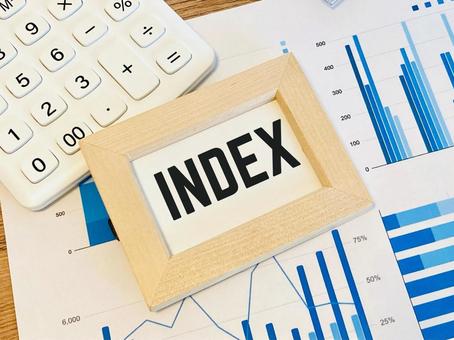 インデックス投資・消費者物価指数 インデックス,指数,投資の写真素材