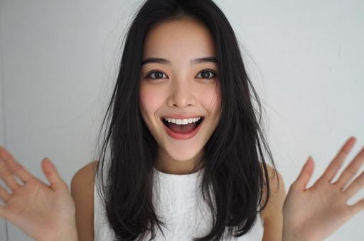 笑顔の美しい日本女性の写真