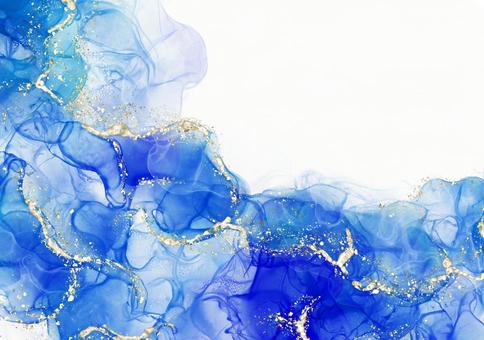 Background Texture Alcohol Ink Watercolor Art Lame Glitter Gold Powder Blue Emerald Blue Background Texture Alcohol Ink Watercolor Art Lame Glitter Gold Powder Blue Emerald Blue