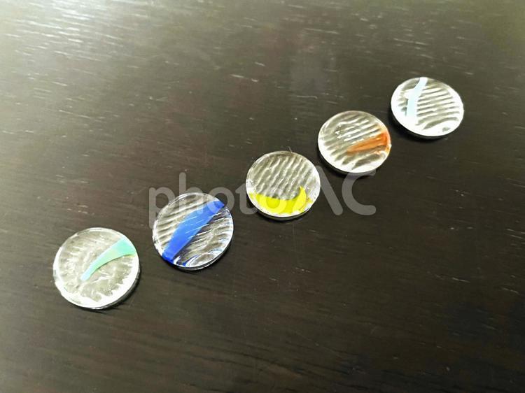 おはじき２ おはじき,ガラス玉,手遊びの写真素材