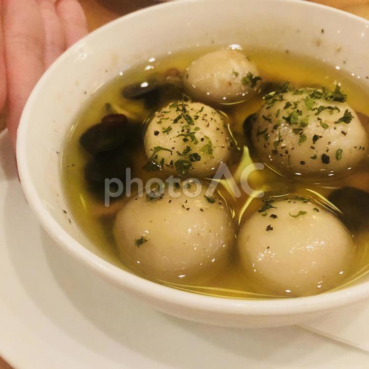 マッシュルームのアヒージョ イタリアン,イタリア料理,イタリアンバルの写真素材