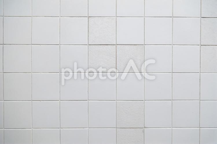 レトロな白いタイルの壁の背景素材 背景素材,テクスチャ,レトロの写真素材