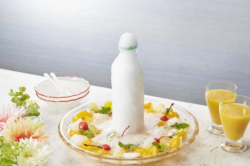 噴水フルーツポンチ 噴水フルーツポンチ 噴水フルーツポンチ,メントスガイザー,サイダーの写真素材
