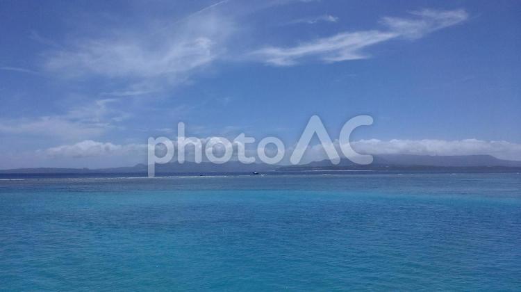 美しい海の風景 5 日本,沖縄,海の写真素材