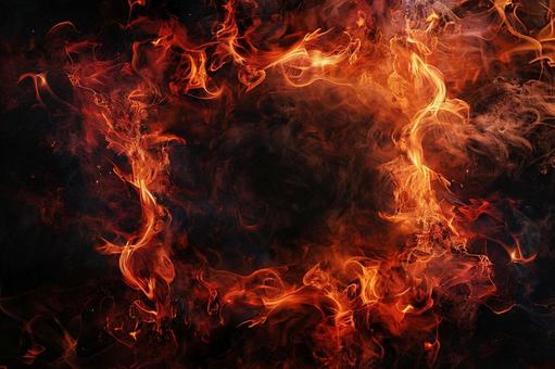爆発するような火と煙のグラフィック 爆発するような火と煙のグラフィックの写真