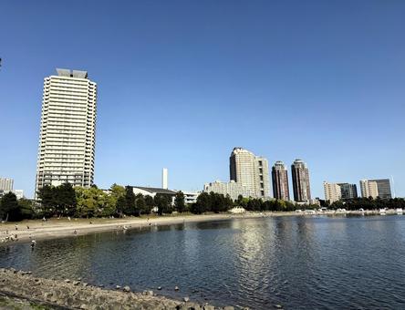 2025年春 昼間の東京お台場の風景 2025年春 昼間の東京お台場の風景 都心,さわやか,りんかい線の写真素材