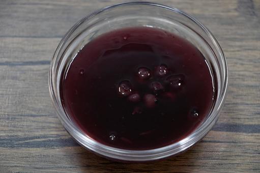 ブルーベリーソース ブルーベリーソース,ブルーベリー,ソースの写真素材