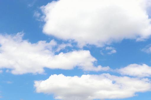 夏の空　青空　雲 空,青空,雲の写真素材