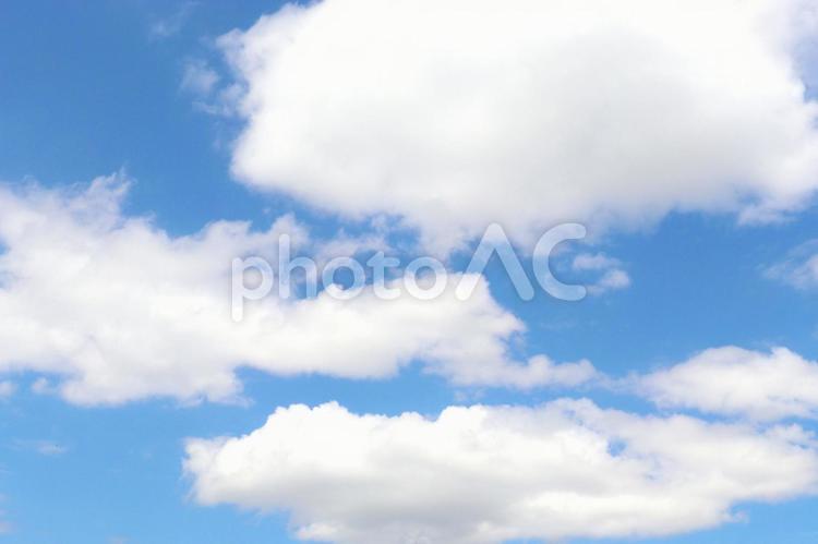 夏の空　青空　雲 空,青空,雲の写真素材
