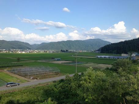 田園風景 田園風景の写真