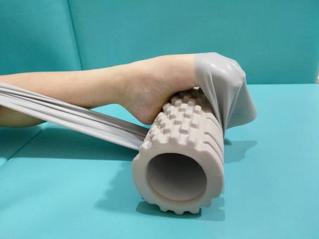 新体操練習 つま先甲だしトレーニング 新体操練習 つま先甲だしトレーニングの写真