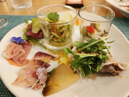 沖縄の朝食 沖縄の朝食の写真