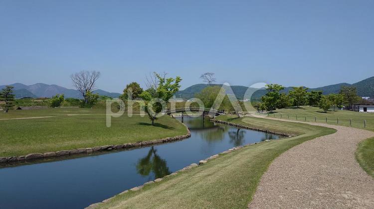 兵庫県-赤穂城跡-二之丸庭園 赤穂城跡,城,二之丸庭園の写真素材