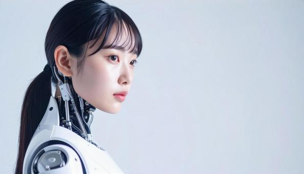美しい女性型サイボーグ(日本人) 美しい女性型サイボーグ(日本人)の写真