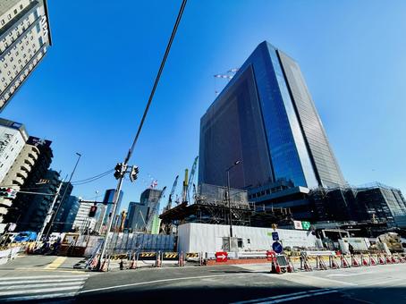 Photo, takanawa redevelopment, takanawa gateway city, tokyo, 