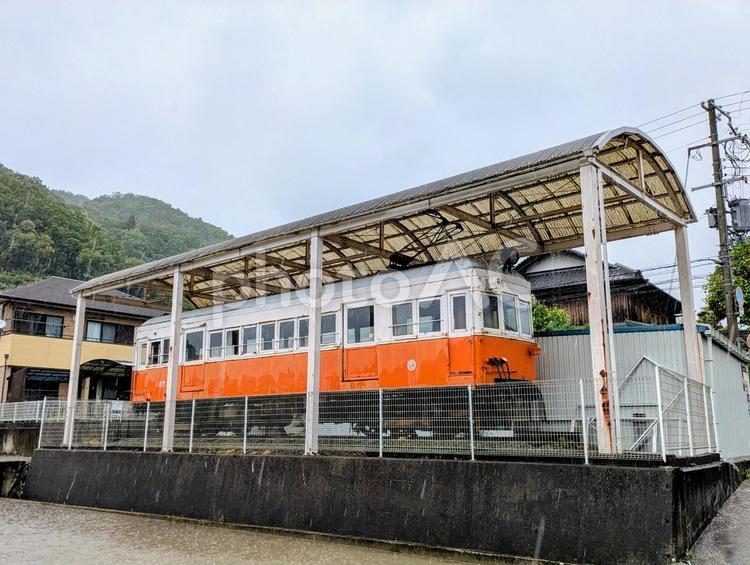 野上電鉄、モハ27号、保存車両 野上電鉄,モハ27号,保存の写真素材