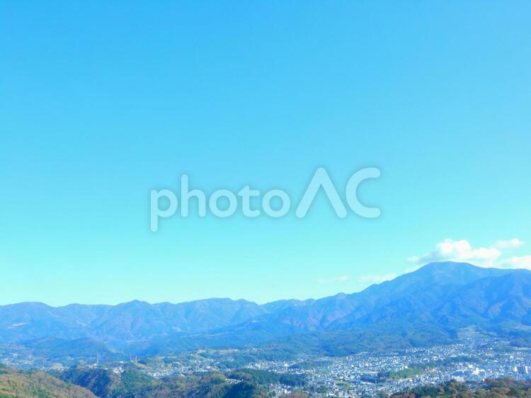 美濃路中津川市の風景 風景,自然,11月の写真素材