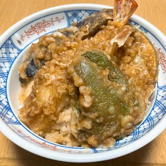 天丼 天丼,天ぷら,どんぶりの写真素材