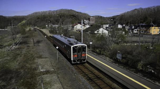 昔は広かった別保駅の写真