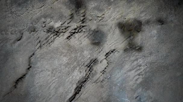 白と黒と灰色の地層 白と黒と灰色の地層 地層,断層,洞窟の写真素材