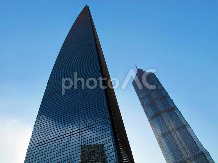 上海環球金融中心と金茂大厦 上海環球金融中心,上海ワールド・フィナンシャル・,金茂大厦の写真素材