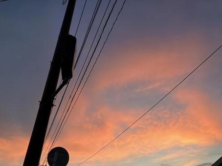 Dusk and telephone pole, JPG