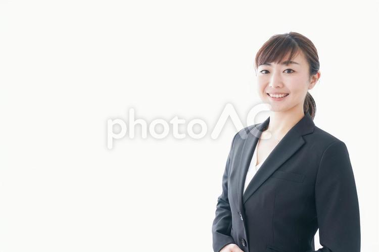 笑顔の若いビジネスウーマン 従業員,東洋人,キャリアウーマンの写真素材