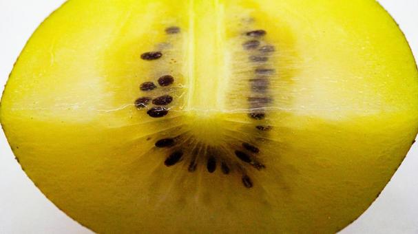 Gold kiwi cross section macro and texture of the flesh, kiwi, gold kiwi, fruit, JPG