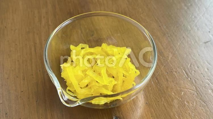 たくあん（刻み） たくあん,漬物,ご飯のお供の写真素材