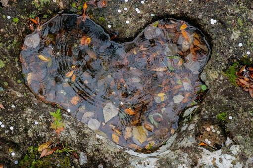 磊々峡のハート岩⑷の写真