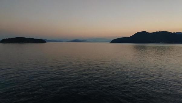 夕日 秋,自然,屋外の写真素材