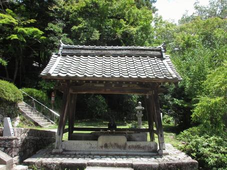 大阪府-観心寺-手水舎 大阪府-観心寺-手水舎の写真