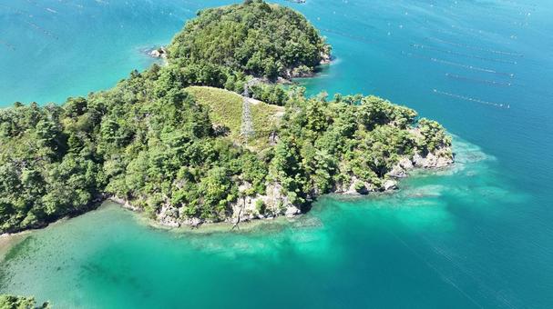 出島漁港周辺の海 出島漁港周辺の海の写真