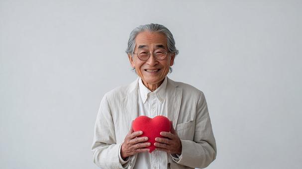 推しに心臓を捧げるシニアファン 推しに心臓を捧げるシニアファンの写真