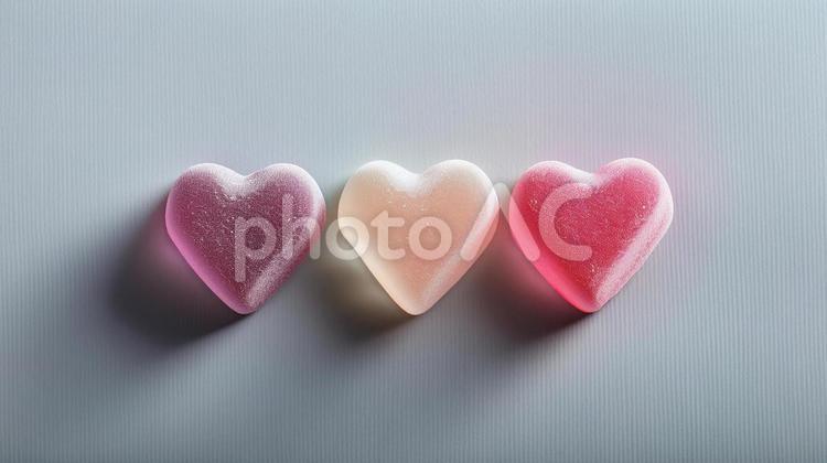 ハートのスイーツ ハート,ハート型,形の写真素材