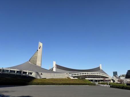 代々木体育館 代々木体育館,代々木公園,建物の写真素材