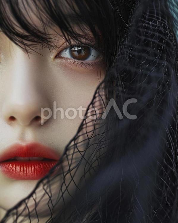 モデルのような若い女性のポートレート写真 女性,日本人,女子の写真素材