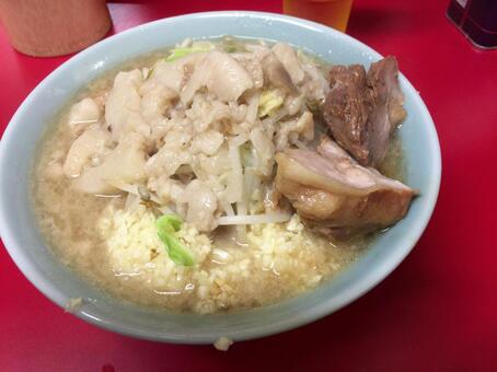 二郎系ラーメン 二郎系ラーメン,二郎系インスパイア,二郎系の写真素材