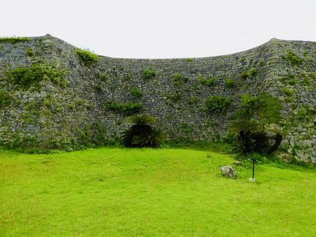 世界遺産中城城二の郭石垣 世界遺産中城城二の郭石垣の写真