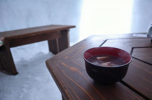 おしるこ かまくら おしるこ かまくらの写真