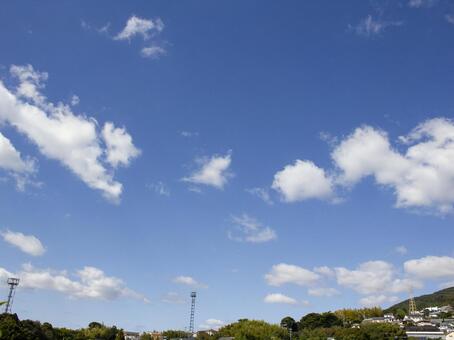 青空のある風景 青空のある風景の写真