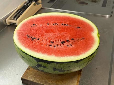 スイカ スイカ スイカ,断面,野菜の写真素材