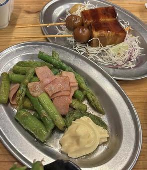 アスパラベーコン アスパラベーコン アスパラ,アスパラベーコン,ベーコンの写真素材