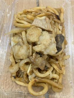 岡山県 B級グルメ津山ホルモンうどん 岡山県 B級グルメ津山ホルモンうどん b級グルメ,ホルモン,焼きうどんの写真素材
