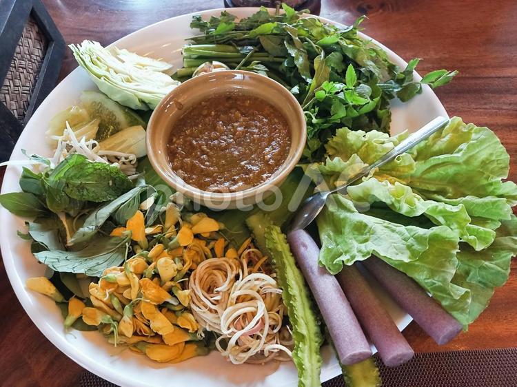 カンボジアの定番　プラホッククティス エスニック料理,アジア,料理の写真素材