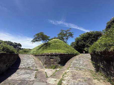 千代ヶ崎砲台跡 千代ヶ崎砲台跡 風景,空,景色の写真素材
